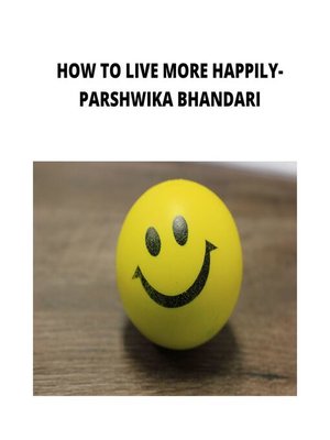 cover image of how to live more happily